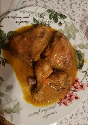 Una foto de Jamoncitos pollo al curry