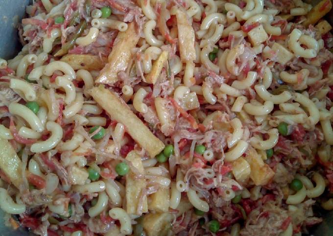 Easiest Way to Make Homemade Chicken and Vegetable Macronies