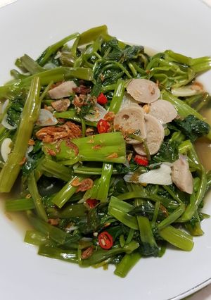 Foto resep Kangkung Tumis Tauco
