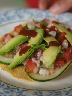 Una foto de Ceviche de camarón