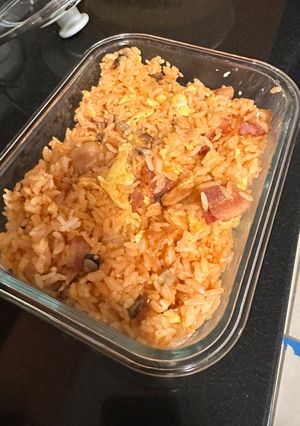 番茄醬蛋炒飯 的食譜成品照片