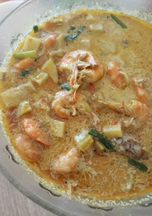 Foto resep Udang kuah pedas