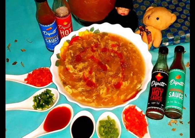 Recipe of Super Quick Homemade Chicken Hot n sour soup