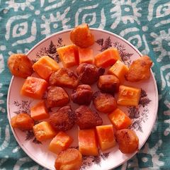 A picture of Sweet Papaya Gulgula.