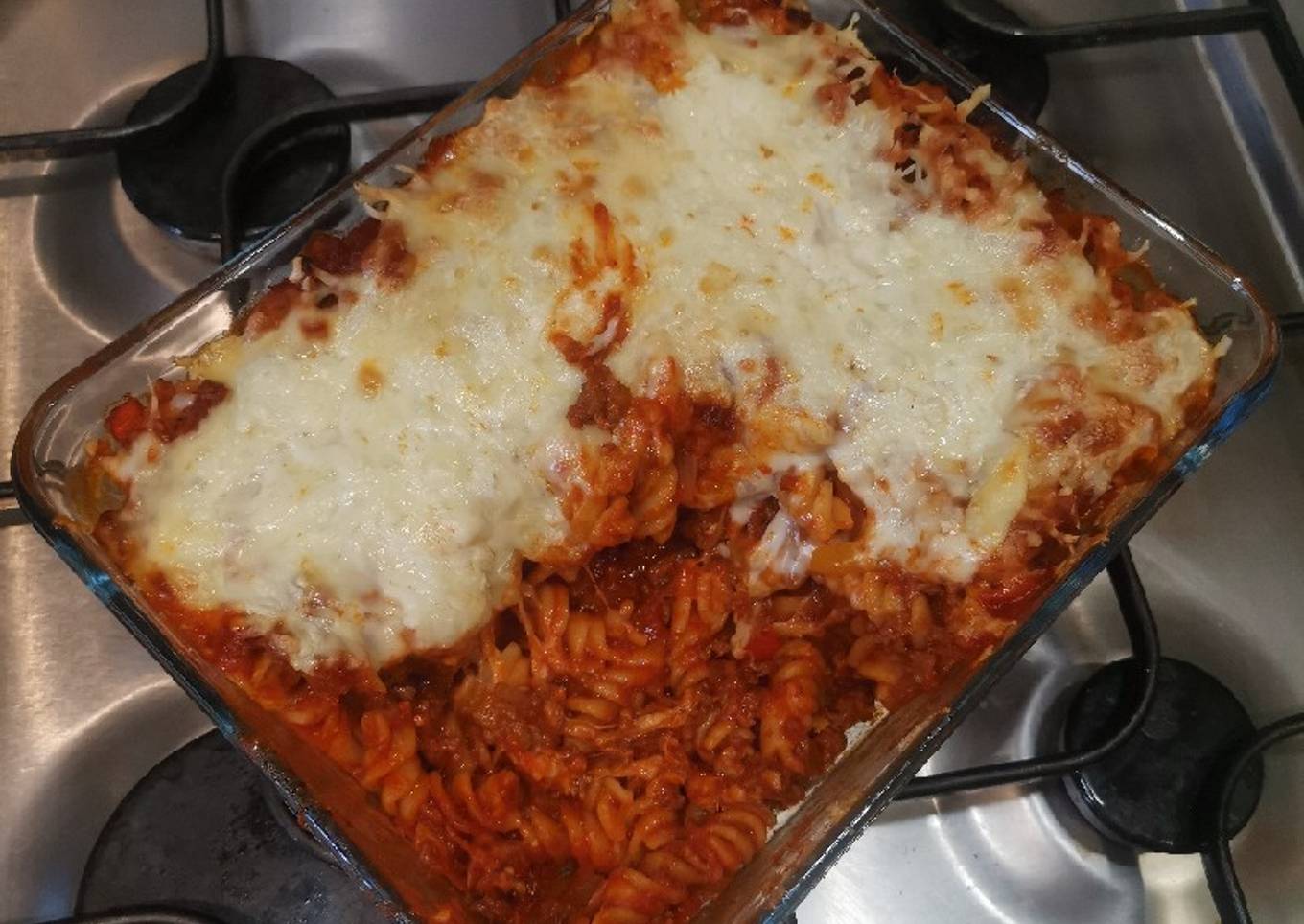 Sloppy Joe BBQ Pasta Bake