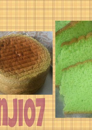 Foto resep Bolu Pandan ala Chiffon Cake