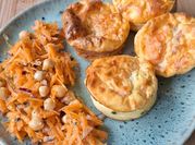Une photo de crème fraîche quiche