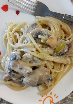 Foto resep Creamy mushroom pasta