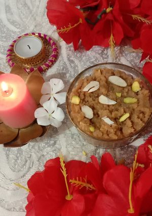 A picture of Wheat flour sheera.