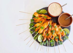 Foto principal de Pinchos de pollo Satay al estilo Thailandés | @DarixLAB