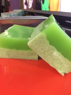 Foto resep Puding tape ketan hijau lembut tanpa buliran beras