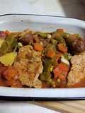 Bifes de carre de cerdo a la cacerola.🍲