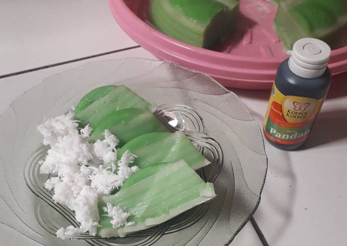 Kue lapis jongkong pandan