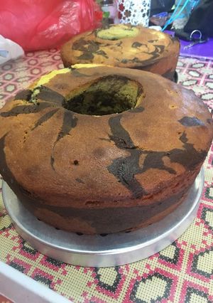 Foto resep Marmer cake super enak gendut & besar