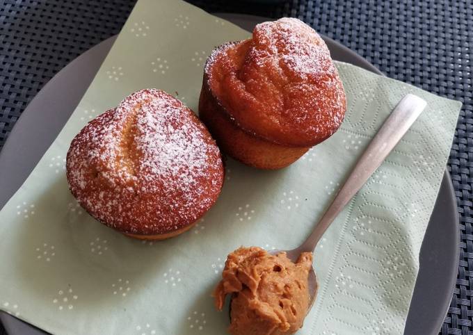 Muffin banane beurre de cacahuètes 😍