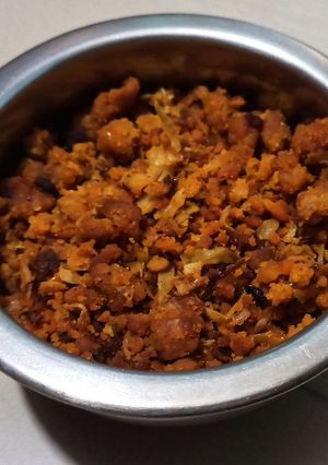 A picture of Gobhi Besan Bhaji.