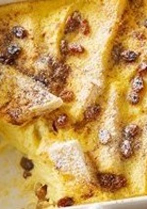 A picture of Bread and Butter Pudding.
