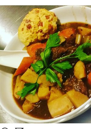 A picture of Red Wine Beef Stew.