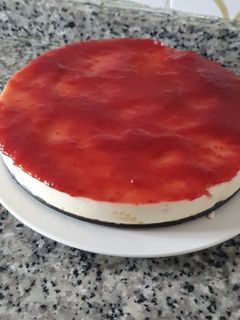 Una foto de Tarta de queso sin horno