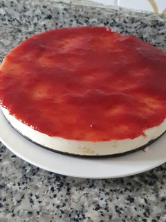 Una foto de Tarta de queso sin horno