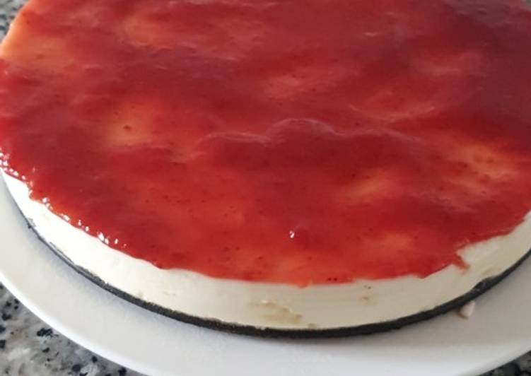 Tarta de queso sin horno