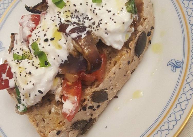 Pancassetta fatto in casa e bruschetta "a modo mio"