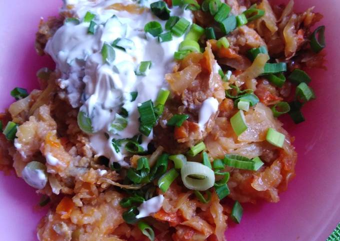 Ленивые голубцы (рецепт из детского сада, как в СССР)