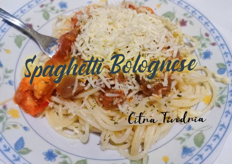 Spaghetti bolognese rumahan