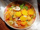 Mực xào rau củ