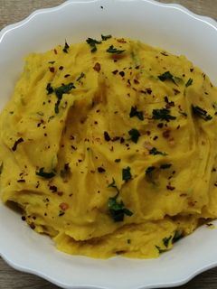 Hokkaido tökkrém fokhagymásan recept fotója