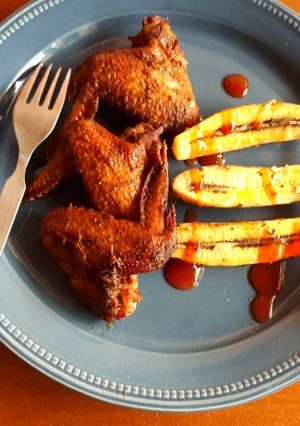 A picture of Berbeque Chicken wings.