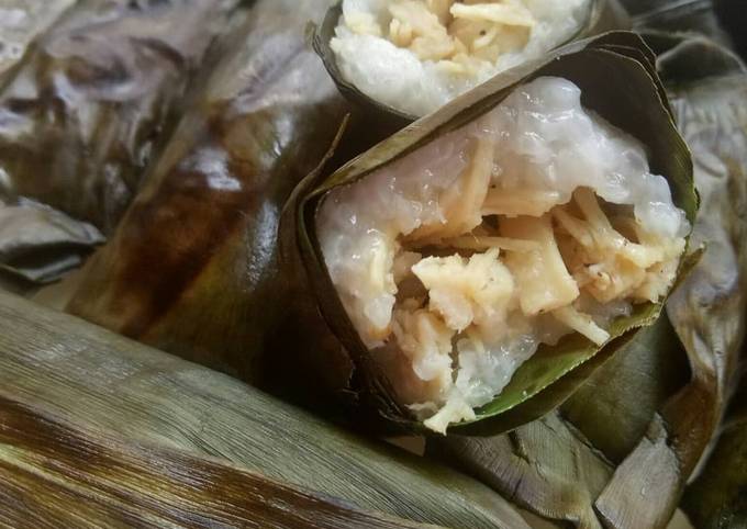 Lemper isi ayam