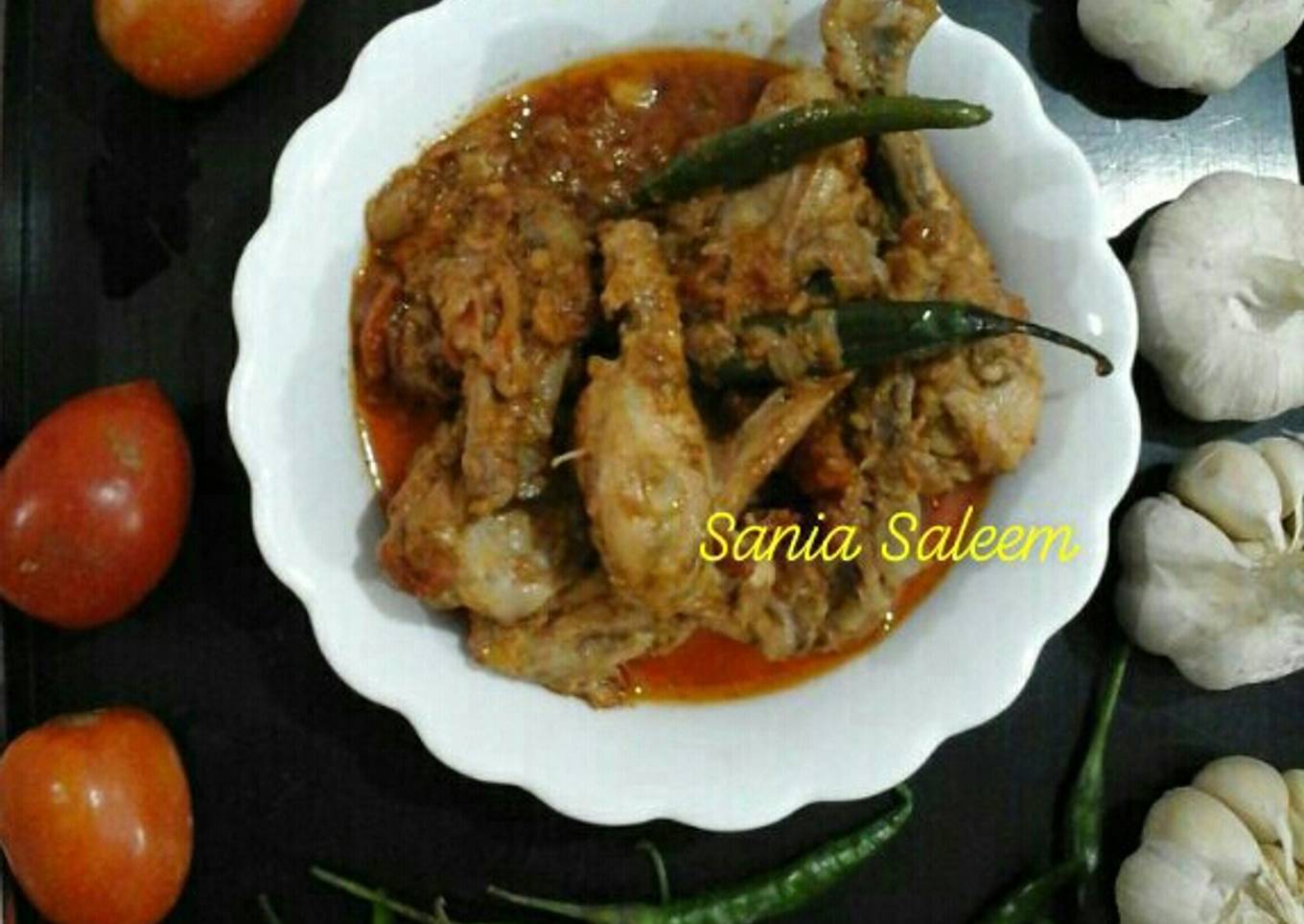 Chinese Style Black Pepper Chicken Karahi
