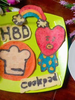 Foto resep Pancake Art (Simple Pancake)