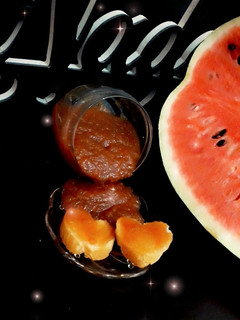صورة لوصفة مربى قشور البطيخ الأحمر(الدلاع)🍉