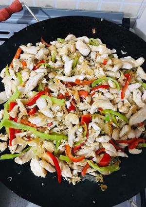 صورة لوصفة فاهيتا دجاج 🌶🤤