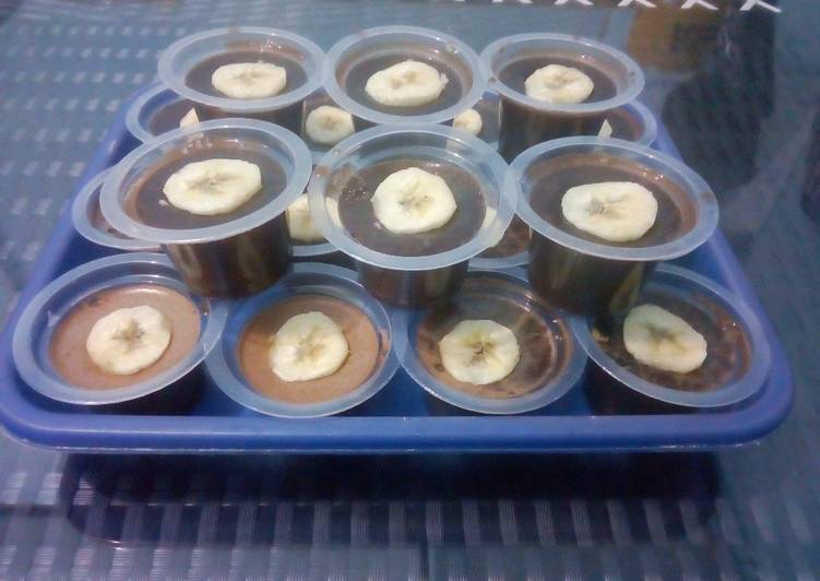 Puding Piscok (Pisang Coklat)