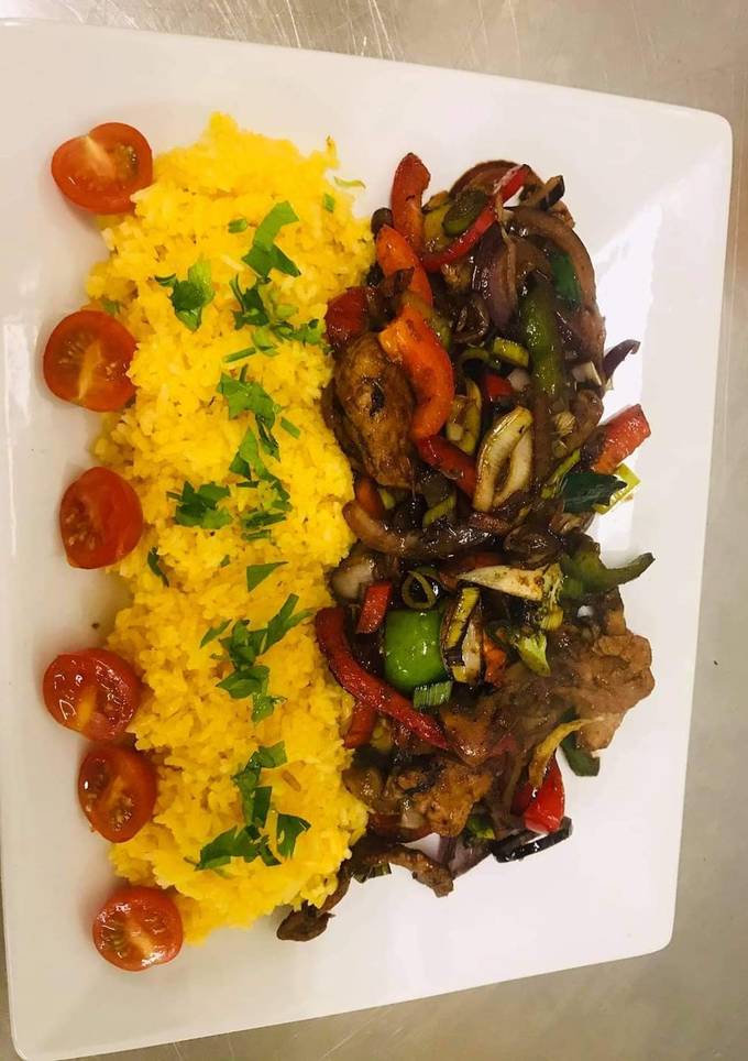 Рис з овочами (запеченими)
