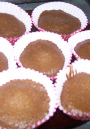 Una foto de Cupcakes en microondas