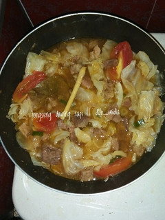 Foto resep Tongseng daging sapi mudah tanpa santan