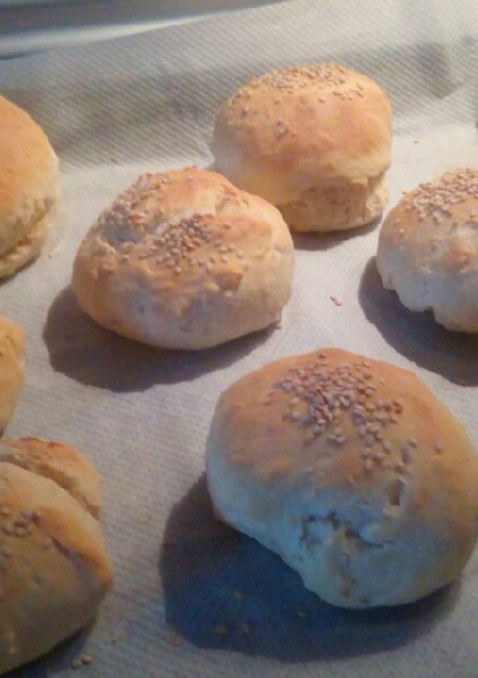 Una foto de Pan de Hamburguesa con Monsieur plus