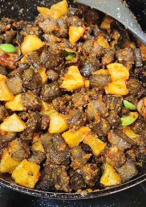 Foto resep Sambel hati sapi kentang pasti enak🥰