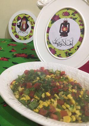 صورة لوصفة سلطة الذرة