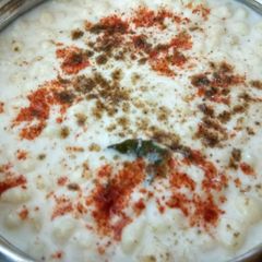 Boondi raita A picture of Boondi raita.