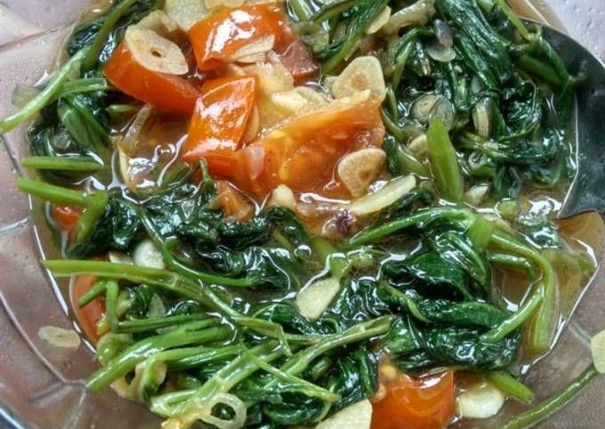 Bagaimana Menyiapkan Tumis Kangkung enakk.. Anti Gagal