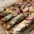 Sardinas asadas en el horno, con cebolla roja y Kumato
