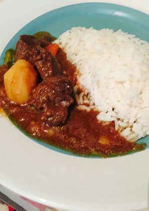 A picture of Beef stew.