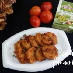 Tomato Kasuri Methi Pakoras A picture of Tomato Kasuri Methi Pakoras.