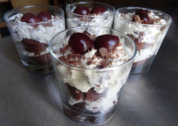 Easiest Way to Prepare Quick Black Forest Trifles