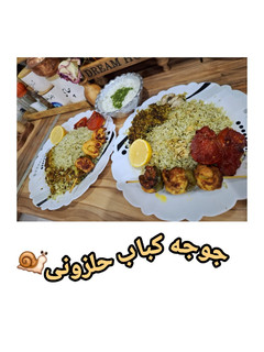 عکسی از دستور جوجه کباب حلزونی🐌